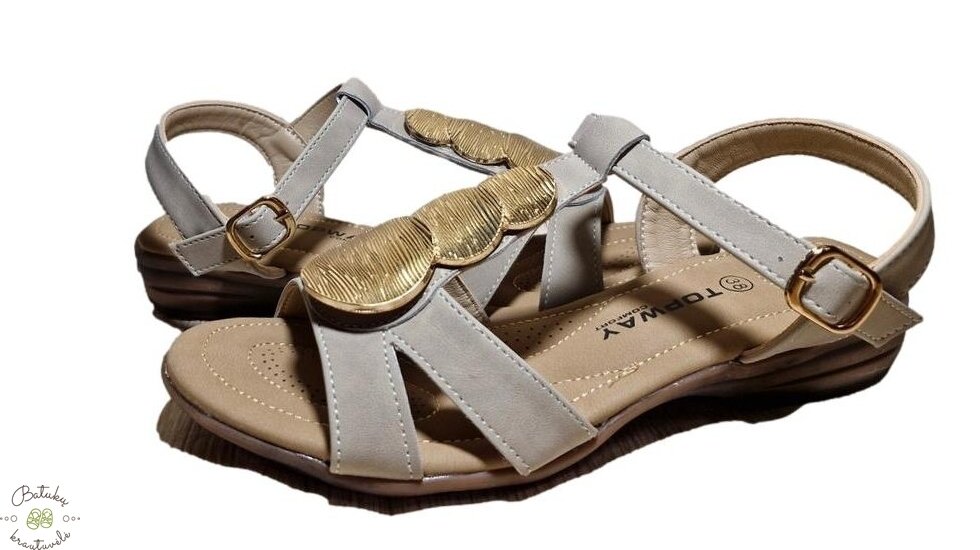 TOPWAY moteriškos basutės (36-41) Beige 1