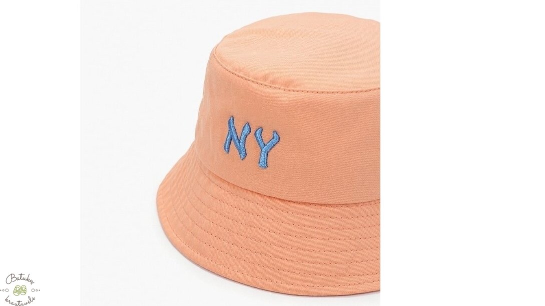 Vaikiška skrybėlaitė "NY", Peach 2 Vaikiška skrybėlaitė "NY", Peach 2