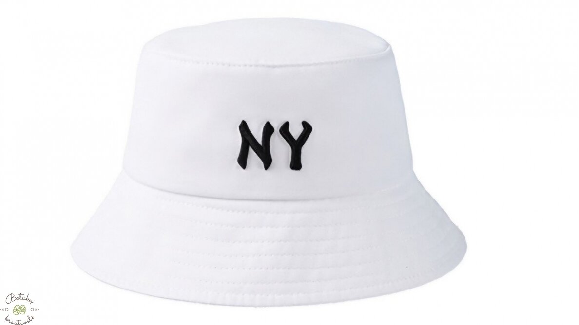 Vaikiška skrybėlaitė "NY", White
