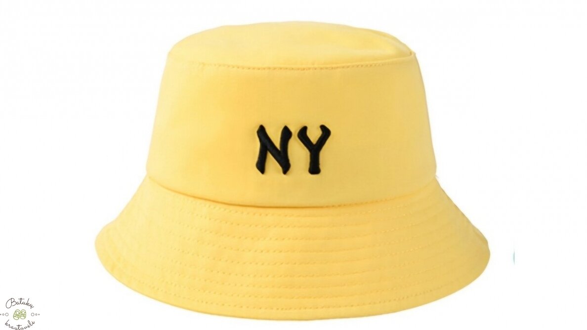 Vaikiška skrybėlaitė "NY", Yellow Vaikiška skrybėlaitė "NY", Yellow