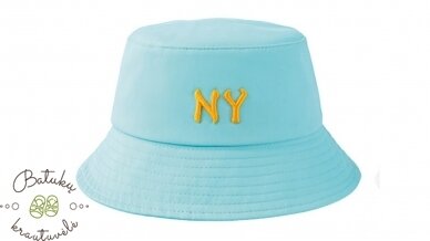 Vaikiška skrybėlaitė "NY", Light blue Vaikiška skrybėlaitė "NY", Light blue