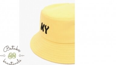 Vaikiška skrybėlaitė "NY", Yellow 3 Vaikiška skrybėlaitė "NY", Yellow 3