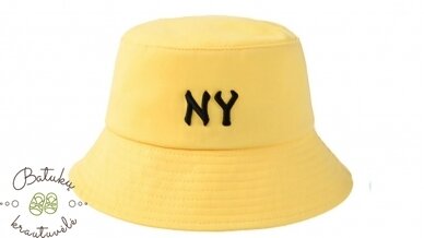 Vaikiška skrybėlaitė "NY", Yellow Vaikiška skrybėlaitė "NY", Yellow