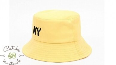 Vaikiška skrybėlaitė "NY", Yellow 1 Vaikiška skrybėlaitė "NY", Yellow 1