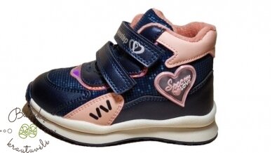 Weestep aulinukai su širdele (22-26) Dark Blue 2 Weestep aulinukai su širdele (22-26) Dark Blue 2