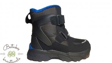 Weestep sniego batai su dviem lipukais (27-32) Black grey 3 Weestep sniego batai su dviem lipukais (27-32) Black grey 3