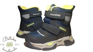 Weestep sniego batai su dviem lipukais (27-32) Dark blue 1 Weestep sniego batai su dviem lipukais (27-32) Dark blue 1