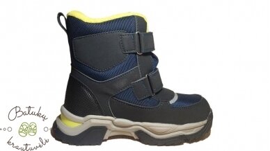 Weestep sniego batai su dviem lipukais (27-32) Dark blue 3 Weestep sniego batai su dviem lipukais (27-32) Dark blue 3