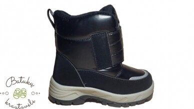 Weestep sniego batai su plačiu lipuku (22-26) Black 3 Weestep sniego batai su plačiu lipuku (22-26) Black 3