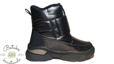 Weestep sniego batai su plačiu lipuku (32-37) Black 3 Weestep sniego batai su plačiu lipuku (32-37) Black 3
