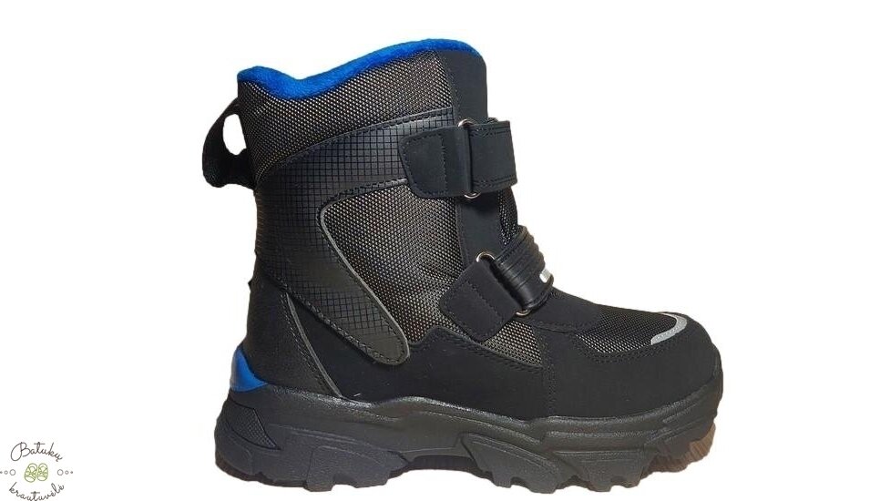 Weestep sniego batai su dviem lipukais (27-32) Black grey 3 Weestep sniego batai su dviem lipukais (27-32) Black grey 3