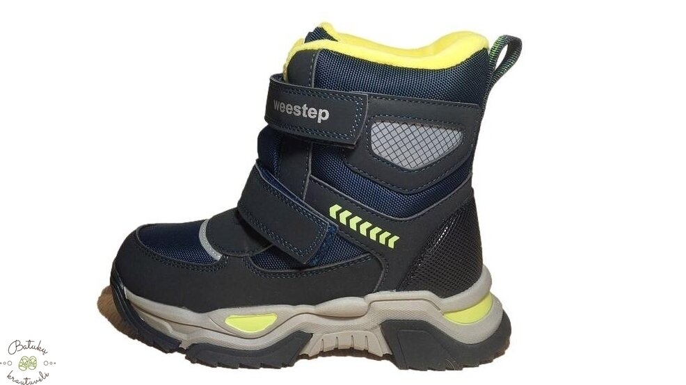 Weestep sniego batai su dviem lipukais (27-32) Dark blue 2 Weestep sniego batai su dviem lipukais (27-32) Dark blue 2